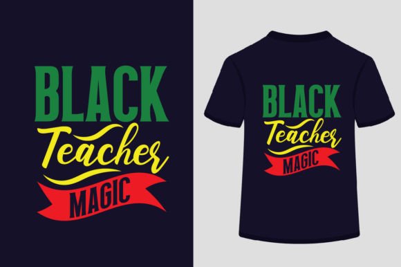 Black Teacher Magi SVG Design: Graphics & T-Shirt Designs