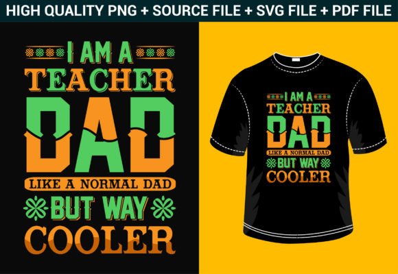 I Am a Teacher Dad: A Versatile Graphic Design Asset for Bloggers and Publishers
