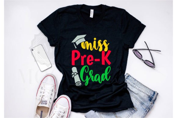 Miss Pre-K Grad: A Versatile Graphic Design Asset for T-Shirt Designs and More